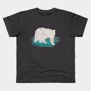 PAPER POLAR BEAR Kids T-Shirt